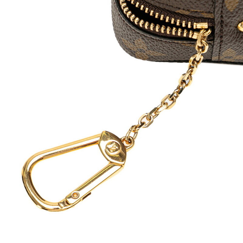 LOUIS VUITTON Authentic Brown Monogram Leather Pouch - Picture 10 of 12